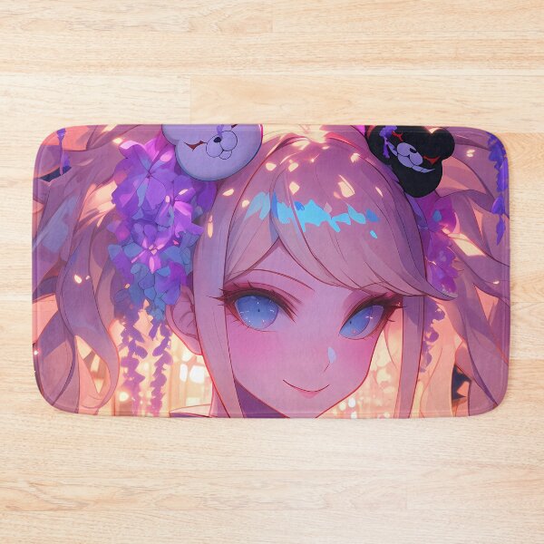 Item preview, Junko Enoshima Danganronpa Anime Girl Under Wisteria Festival Lights designed and sold by earlobejerk.