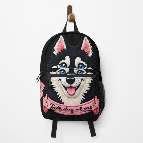 Item preview, Funny Husky Dog Illustration Talk Dog Of Me Artwork designed and sold by ArtDesignTp.