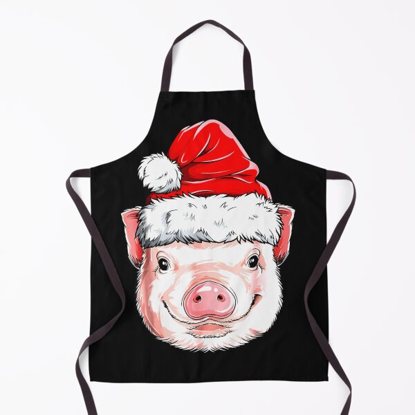 Artikelvorschau, Schwein Santa Shirt Weihnachten entworfen und verkauft von JoyceDevore.