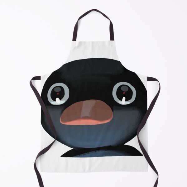 Item preview, Terrified Pingu Meme (Black Bg) designed and sold by Devenuuque.