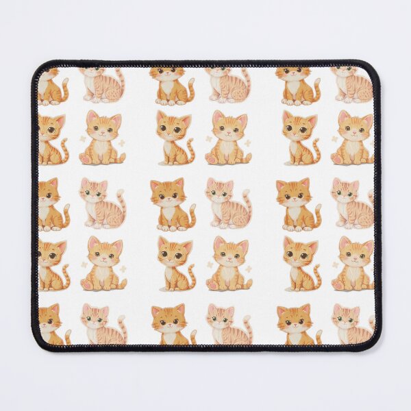 Item preview, Cute Cartoon Orange Tabby Kittens Sticker Set designed and sold by nighttime1990.