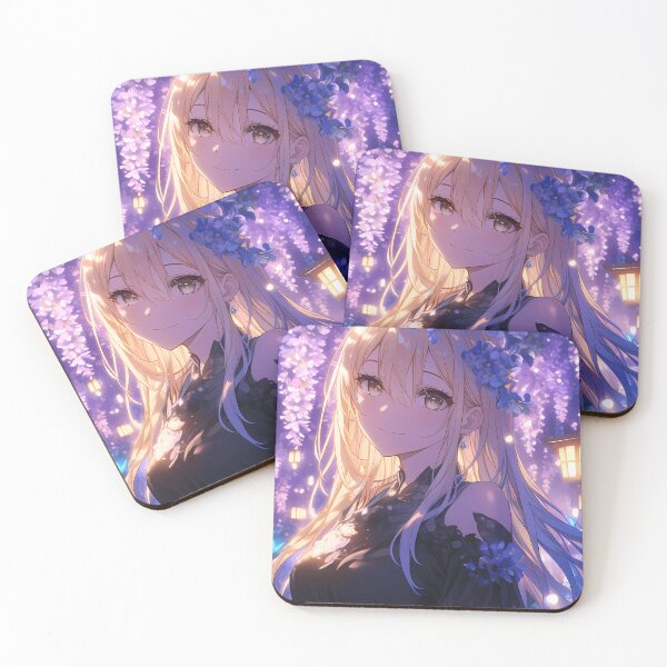 Item preview, Ais Wallenstein DanMachi Anime Girl With Wisteria Lantern Elegance designed and sold by earlobejerk.