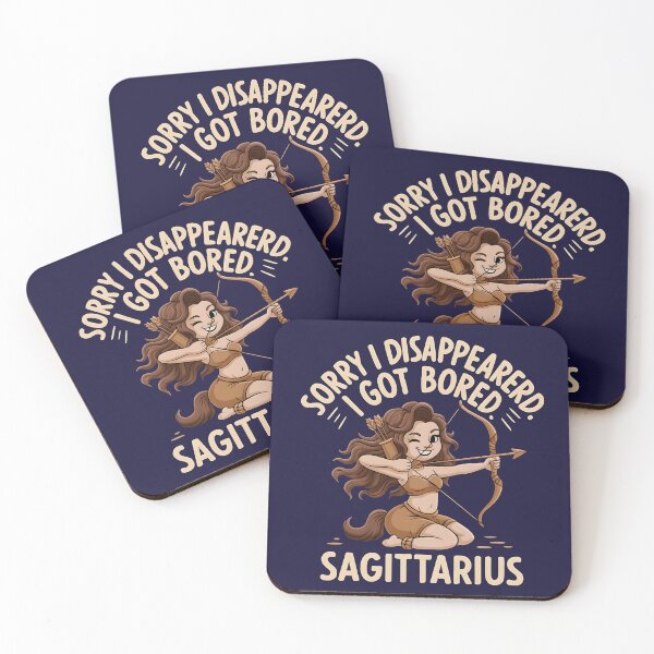 Item preview, Cute Sagittarius Archer Girl - I Got Bored Zodiac Humor  designed and sold by Dakson Design - Fantasy Art.