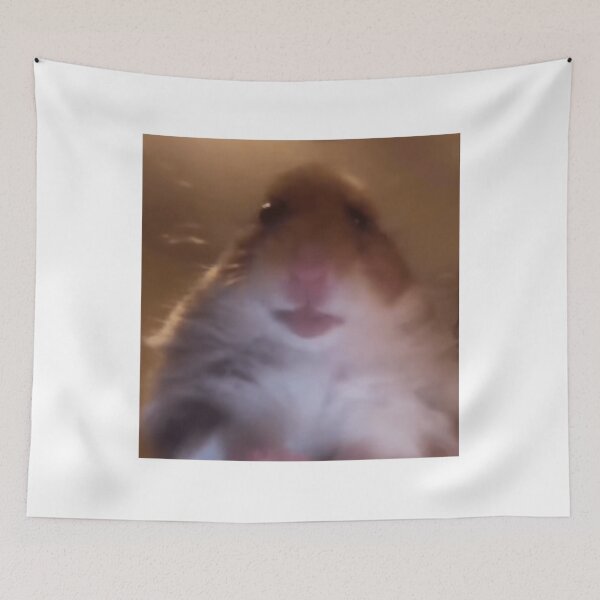 Aperçu de l'œuvre Dank Meme Hamster regardant devant la caméra créée et vendue par Devenuuque.
