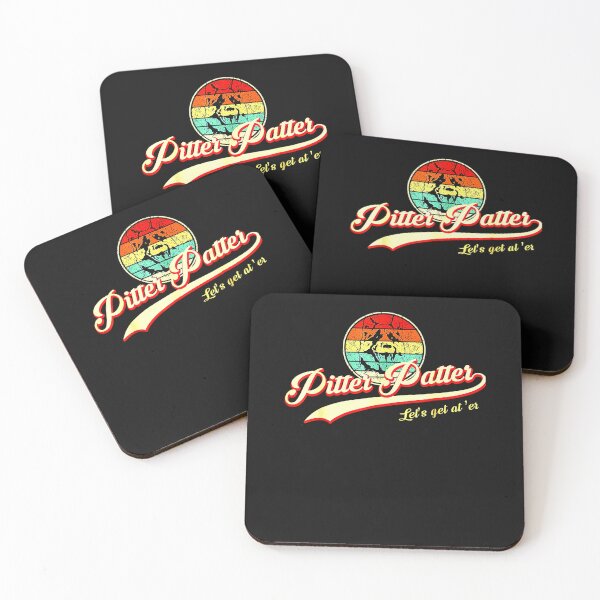Item preview, Pitter Patter Let's Get At 'er Retro  designed and sold by JoyceDevore.