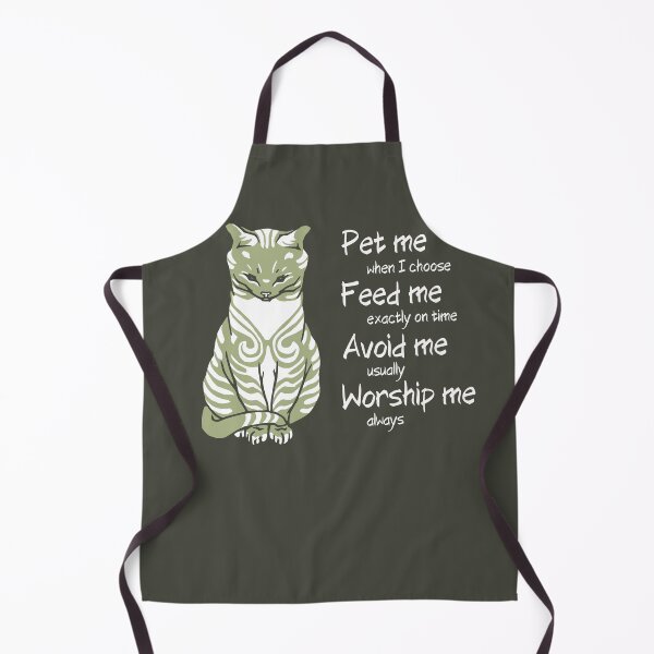 Aperçu de l'œuvre Règles de la maison pour chats drôles Phrase amusante Gris Blanc créée et vendue par TackyTime.