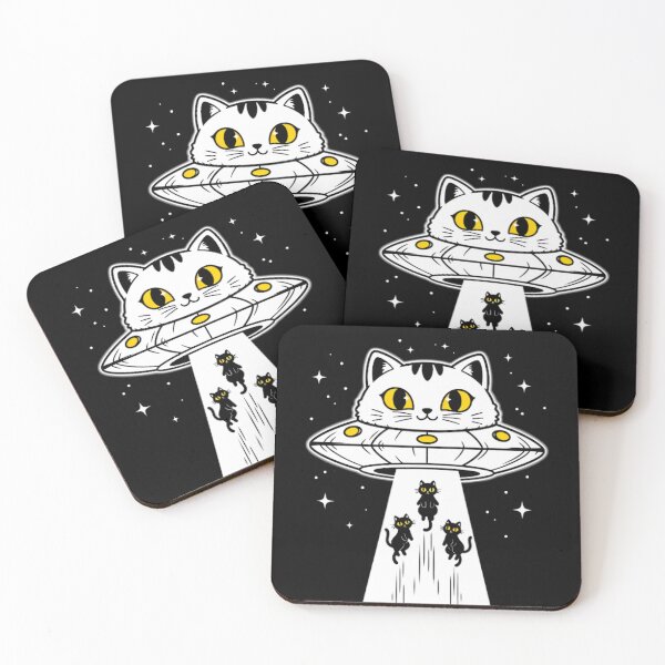 Item preview, Cat Abduction designed and sold by Linework Studio.