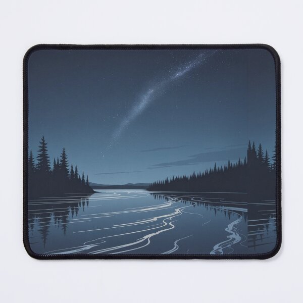 Item preview, Yukon River - Night scenery designed and sold by DamioPolArt.