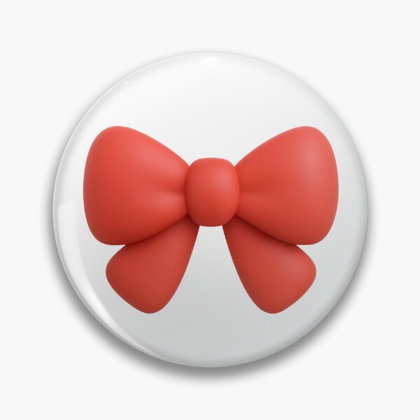 Item preview, Simple red decorative bow with smooth ribbon shape, perfect for Christmas gifts and festive holiday projects designed and sold by Mimoshi ⭐⭐⭐⭐⭐.