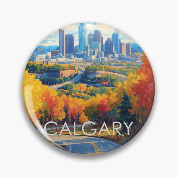 Item preview, Travel Illustration of Calgary designed and sold by Art_By_Wing.
