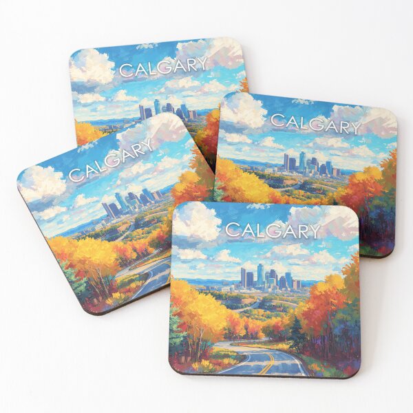 Item preview, Travel Illustration of Calgary designed and sold by Art_By_Wing.