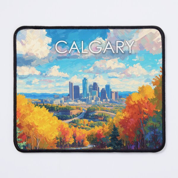 Item preview, Travel Illustration of Calgary designed and sold by Art_By_Wing.