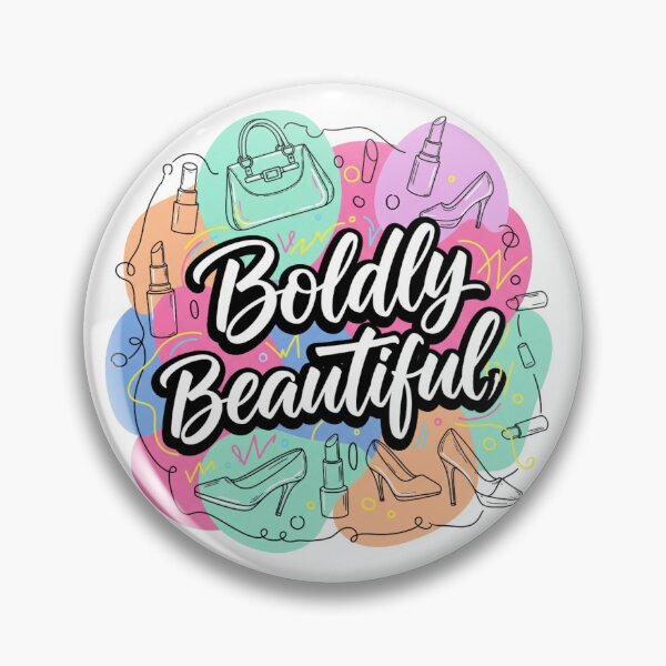 Item preview, Boldly Beautiful Quote, Stylish Heels & Lipstick Fashion Slogan Design designed and sold by Aarvya Fashion Club ( A.F.C ).