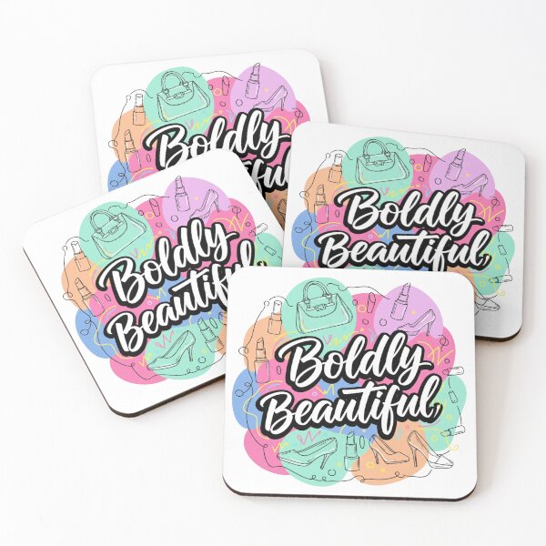 Item preview, Boldly Beautiful Quote, Stylish Heels & Lipstick Fashion Slogan Design designed and sold by Aarvya Fashion Club ( A.F.C ).