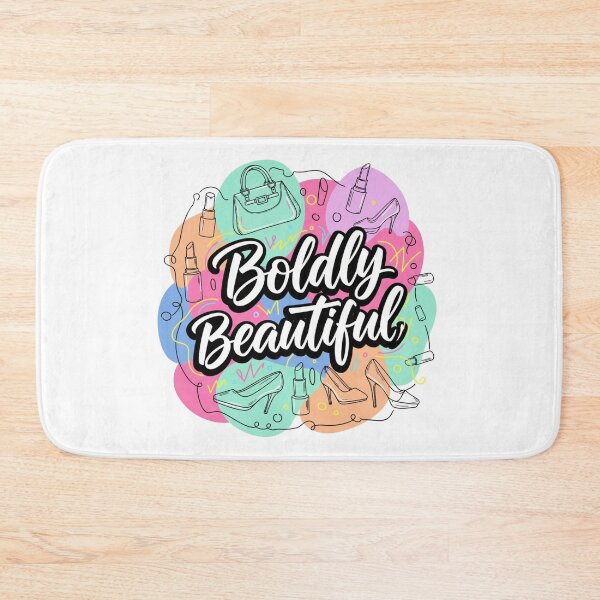 Item preview, Boldly Beautiful Quote, Stylish Heels & Lipstick Fashion Slogan Design designed and sold by Aarvya Fashion Club ( A.F.C ).