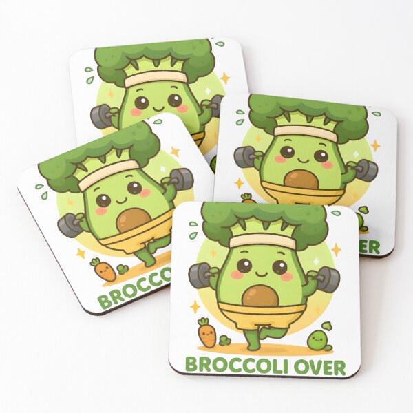 Item preview, Broccoli Over Balance – Snackwear Apparel | Kawaii Chibi Fitness Food Shirt designed and sold by Snackwear Apparel.