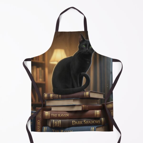 Artikelvorschau, Schwarze Katze auf Buch entworfen und verkauft von Obinne.