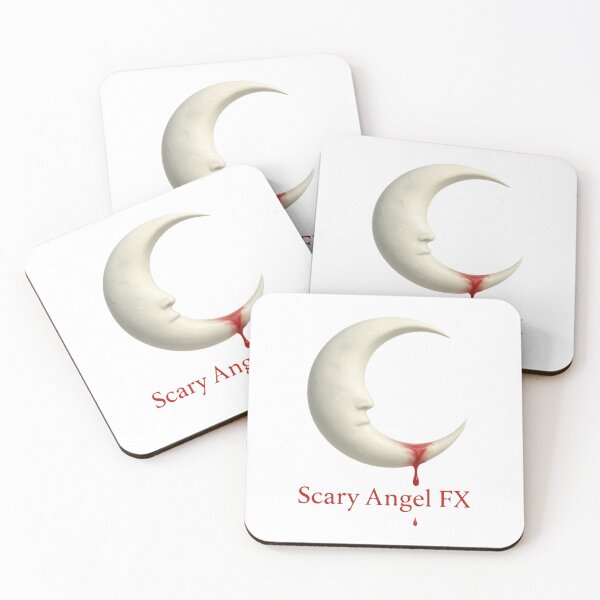 Item preview, Beauty and Blood – Crescent Moon with Blood | Scary Angel FX Collection designed and sold by Scaryangelfx.