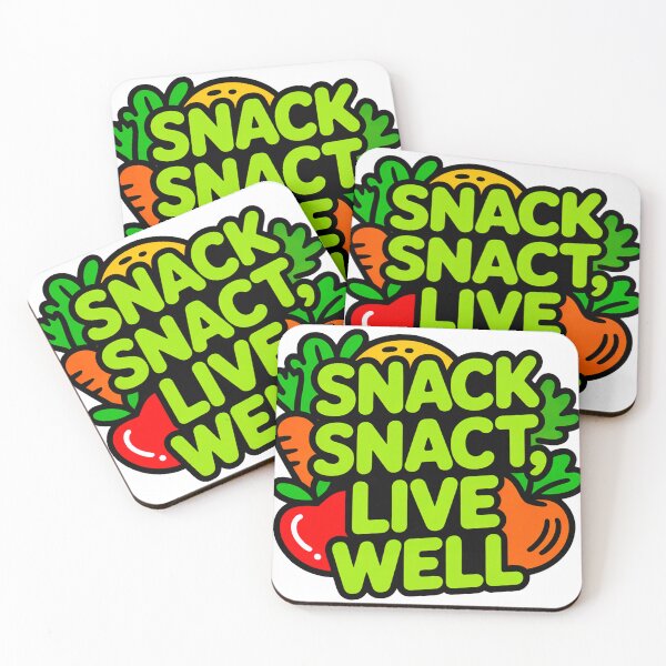 Item preview, "Snack Smart, Live Well – Healthy Snack Sticker" designed and sold by RovaStix.