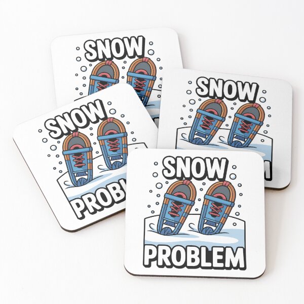 Item preview, Snow Problem Snowshoeing Funny Winter Hiking designed and sold by Blok45.