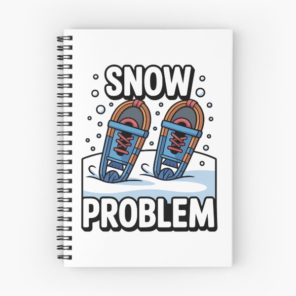 Item preview, Snow Problem Snowshoeing Funny Winter Hiking designed and sold by Blok45.
