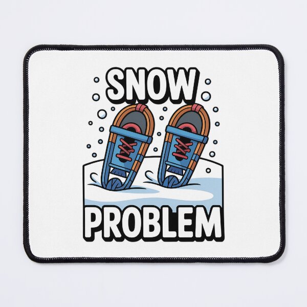 Item preview, Snow Problem Snowshoeing Funny Winter Hiking designed and sold by Blok45.