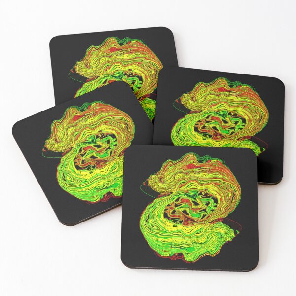 Item preview, Psychedelic Abstract Face EBM Wave Faces designed and sold by ariverrr.