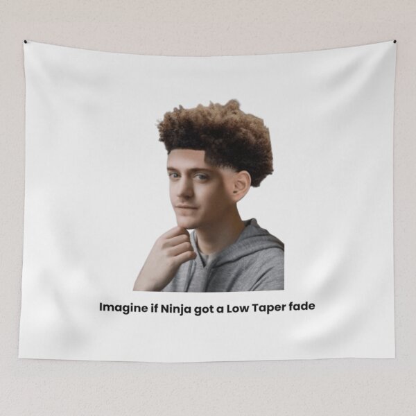 Item preview, Imagine If Ninja Got A Low Taper Fade designed and sold by Msunnyonroy.