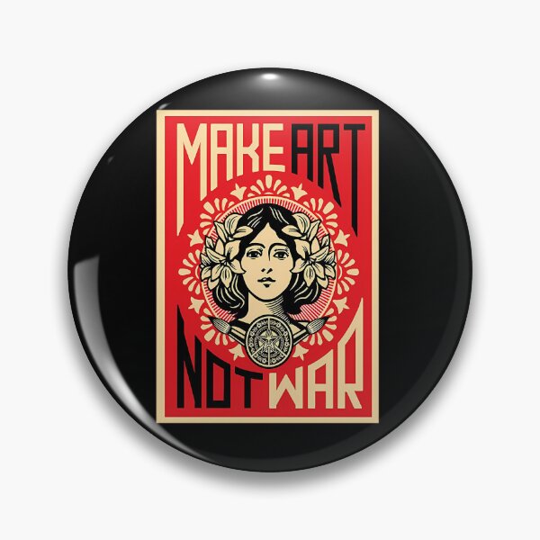 Item preview, make art not war designed and sold by BrunoMontoya951.