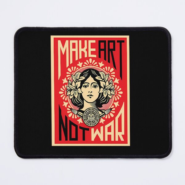 Item preview, make art not war designed and sold by BrunoMontoya951.