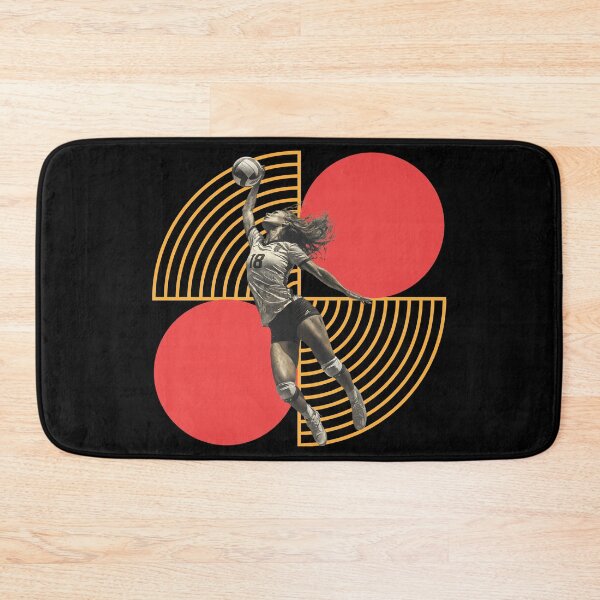 Item preview, Volleyball Outside Hitter Dynamic Spiker Featuring Geometric Design designed and sold by daila70.