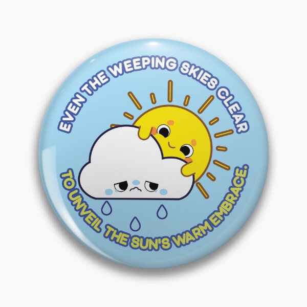 Item preview, Sun and Cloud: Even the weeping skies clear to unveil the sun's warm embrace. designed and sold by yorumi.art.
