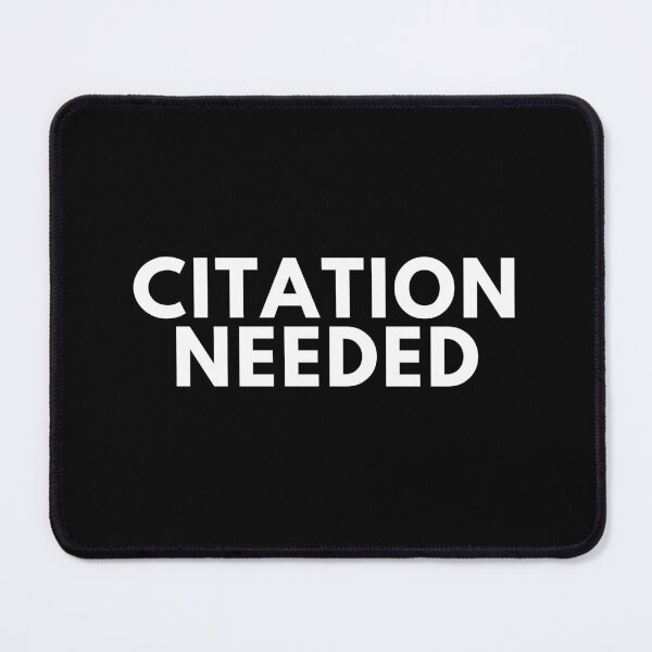 Item preview, Citation Needed Bold designed and sold by dudelinart.