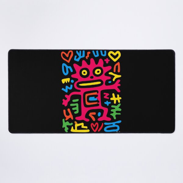 Item preview, Pink Funky Neon Alien – Pop Art Creature with Open Arms designed and sold by Moisky Patterns.