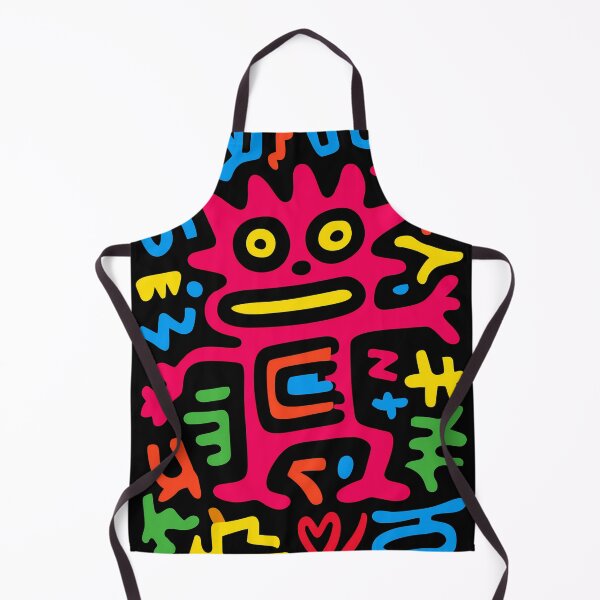 Item preview, Pink Funky Neon Alien – Pop Art Creature with Open Arms designed and sold by Moisky Patterns.