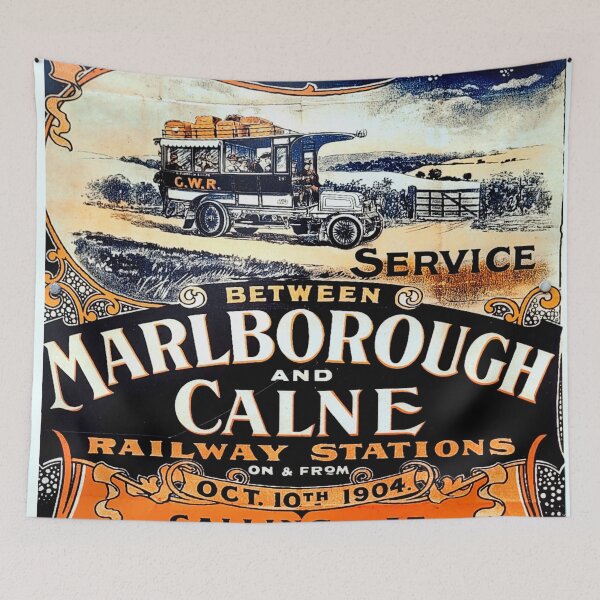Item preview, Vintage Rail And Bus Advert 1920s 1930s Wiltshire designed and sold by KALEIDOSCOPE UK.