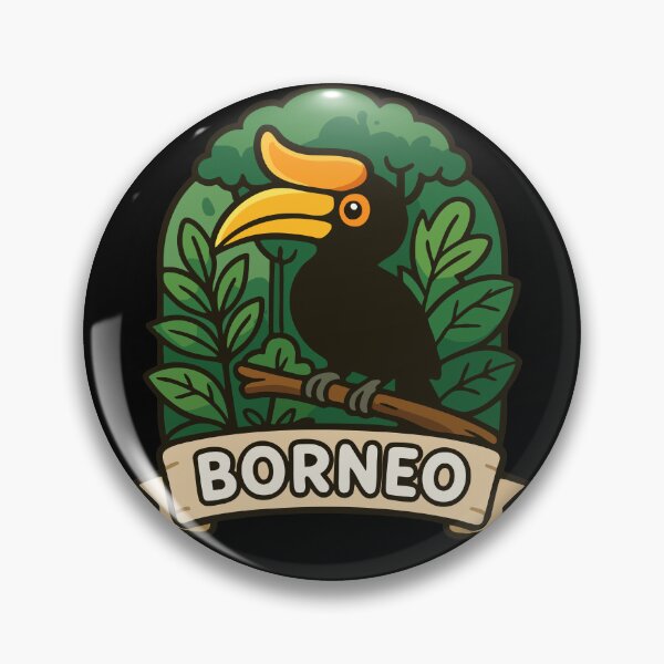Item preview, Rhinoceros Hornbill Borneo designed and sold by TomFrontierArt.