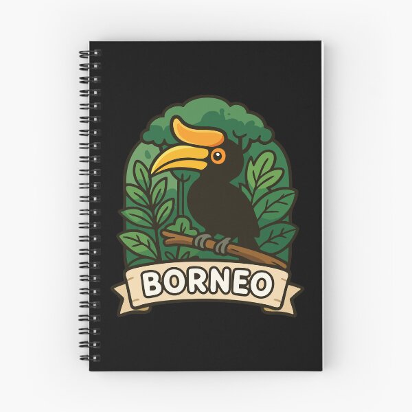 Item preview, Rhinoceros Hornbill Borneo designed and sold by TomFrontierArt.