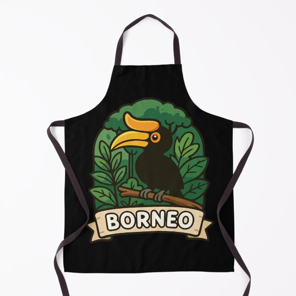 Item preview, Rhinoceros Hornbill Borneo designed and sold by TomFrontierArt.