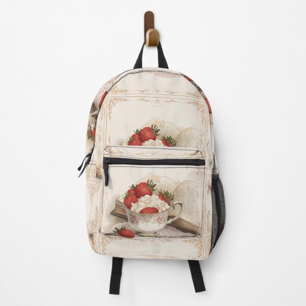 Item preview, Strawberries & Cream – Cottagecore Tea Time designed and sold by Deezyned.
