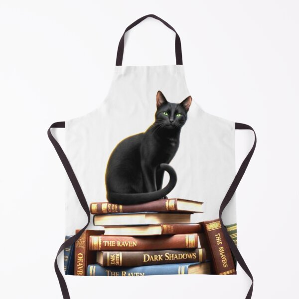 Artikelvorschau, Süße schwarze Katze auf Buch entworfen und verkauft von Obinne.