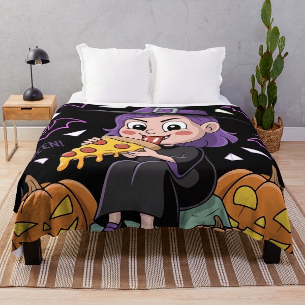 Item preview, Happy Halloween Eat Pizza – Spooky Fun Neon Design designed and sold by Grxcreation.