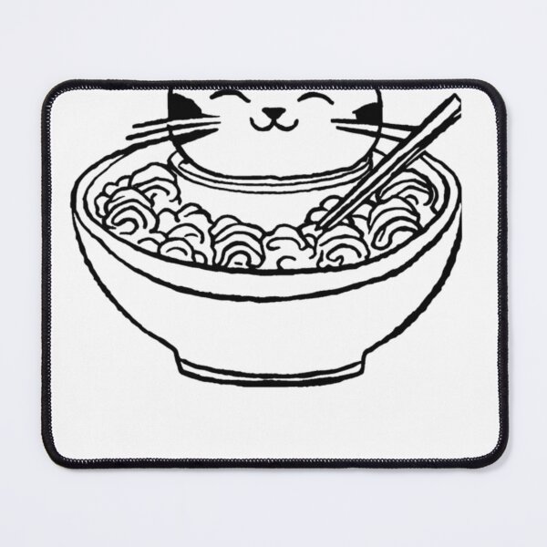 Item preview, a cute kiity having Ramen bowl Ramen lover Japanese food at Gobble Gala designed and sold by Rinitiertzdzr.