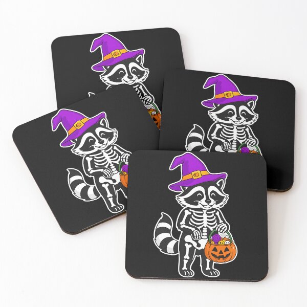 Item preview, Trick-or-Treat Raccoon Skeleton – Cute Halloween Design designed and sold by Har-vee.