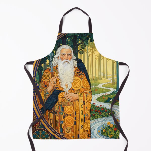 Item preview, The Forest of Odin | Norse Mythology Art Nouveau Style designed and sold by Stoneflower-Art.