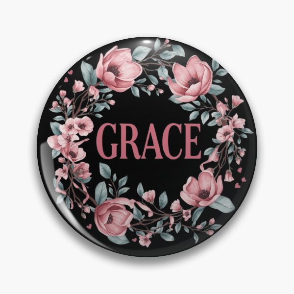 Artikelvorschau, Grace Blumenkranz T-Shirt – Inspirierendes Glaubenszitat mit rosa Blumen Grafik-T-Shirt entworfen und verkauft von FestivityFinds.