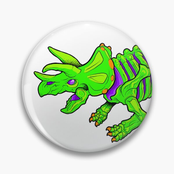 Item preview, Triceratops retro designed and sold by Creature-Ink.