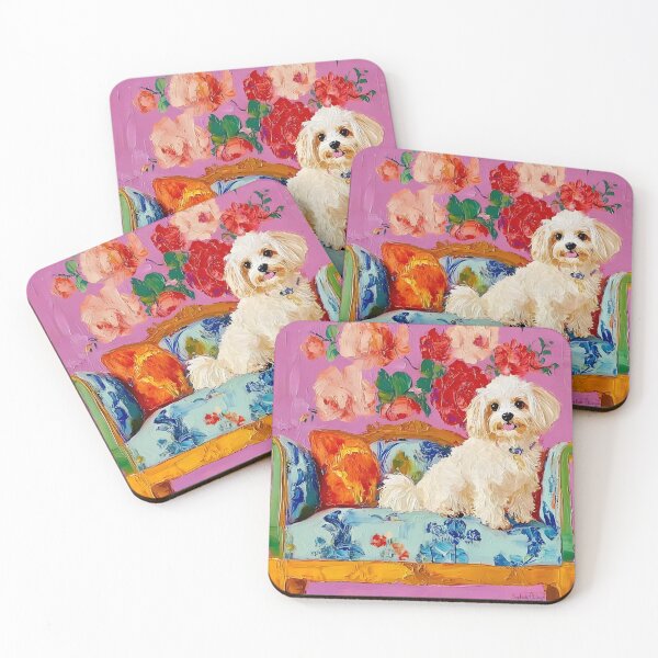 Item preview, Terrier in preppy interior designed and sold by SophieClimaArt.