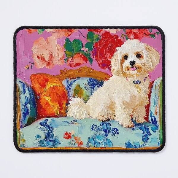 Item preview, Terrier in preppy interior designed and sold by SophieClimaArt.
