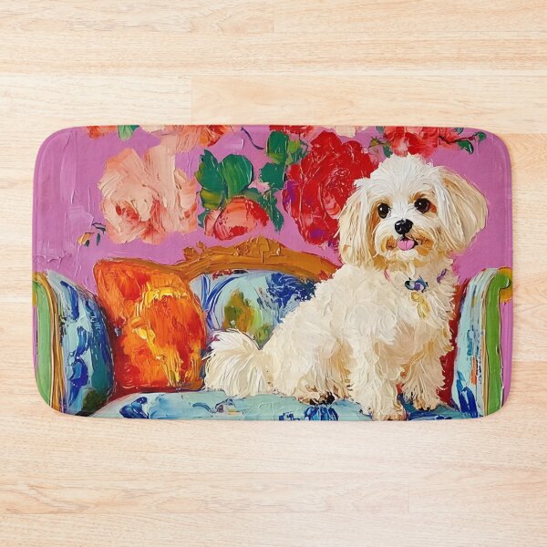 Item preview, Terrier in preppy interior designed and sold by SophieClimaArt.